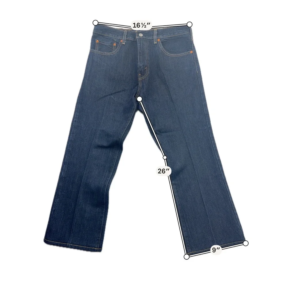 Levi's Jeans 517 Bootcut Bundle Dark & Medium Wash Denim Mens Blue W32 W26